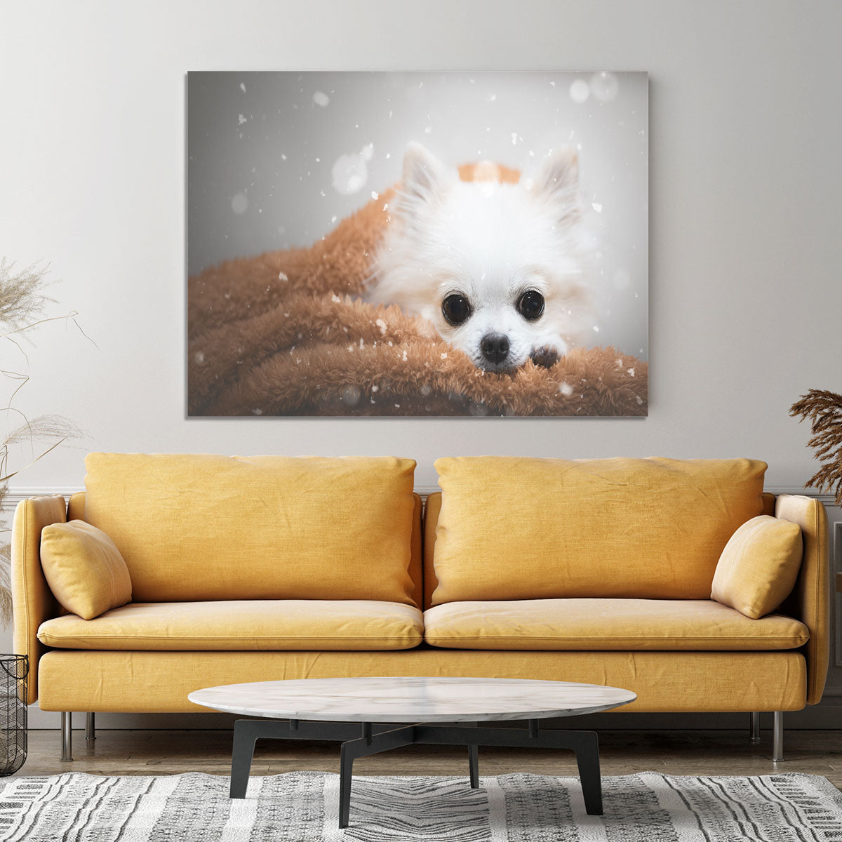 One day in winter Canvas Print or Poster - 1x - 4