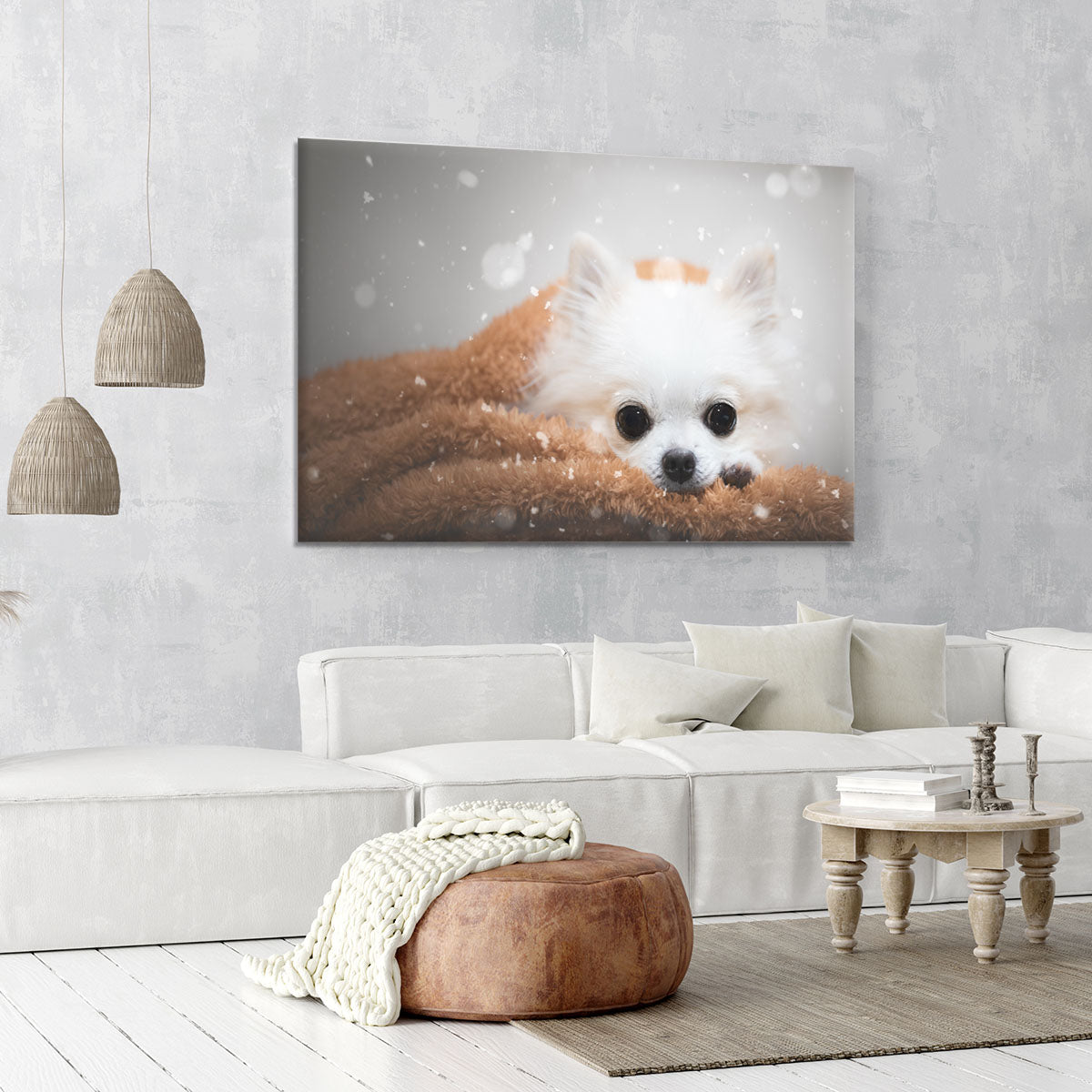 One day in winter Canvas Print or Poster - 1x - 6