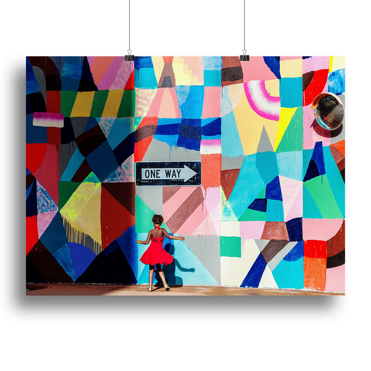 One way Canvas Print or Poster - 1x - 2