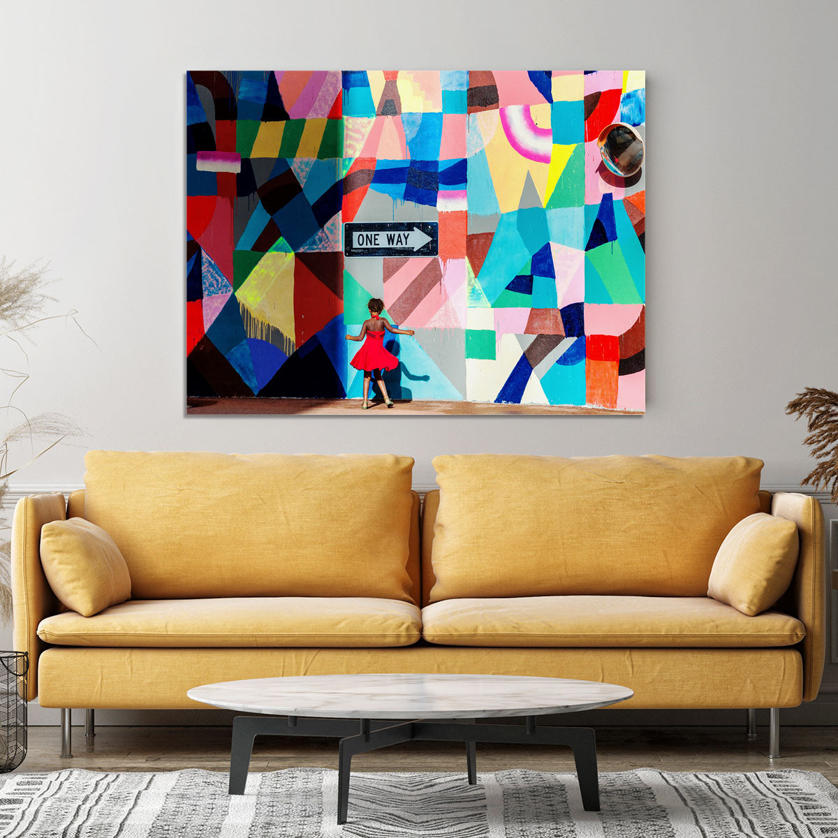 One way Canvas Print or Poster - 1x - 4