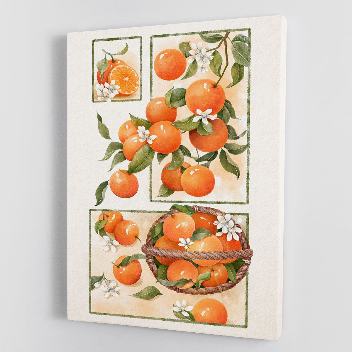 Orange Blossom Lock Canvas Print or Poster - Canvas Art Rocks - 1