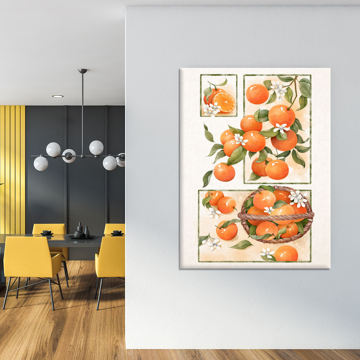 Orange Blossom Lock Canvas Print or Poster - Canvas Art Rocks - 4