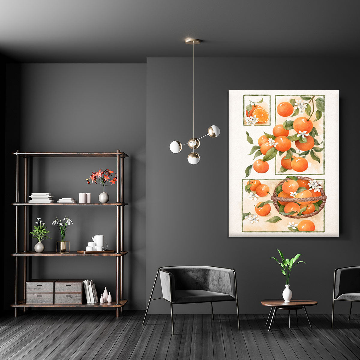 Orange Blossom Lock Canvas Print or Poster - Canvas Art Rocks - 5