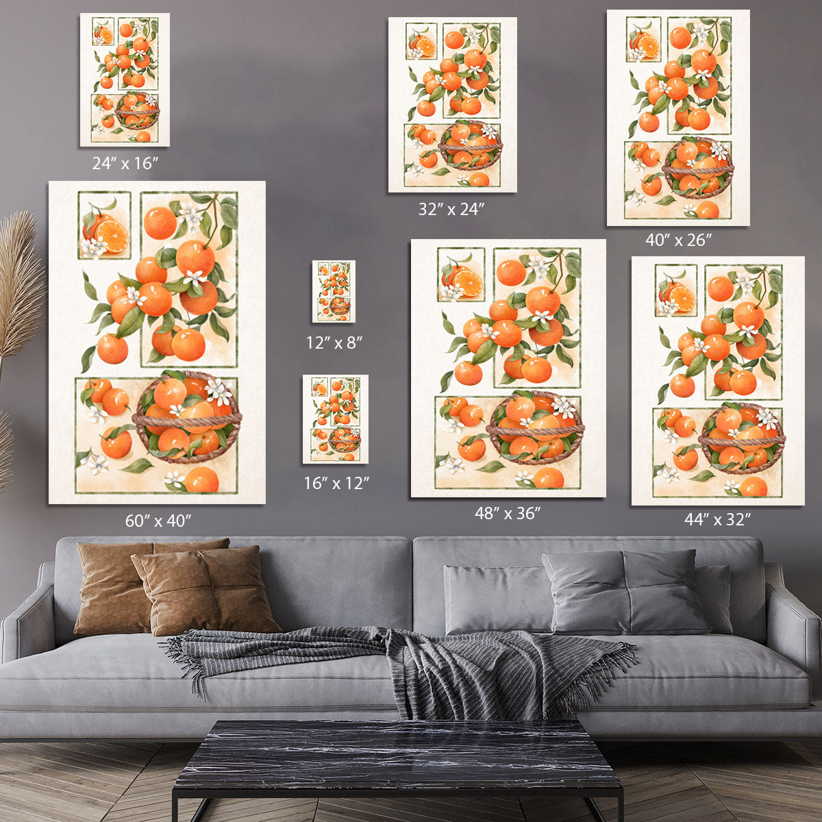 Orange Blossom Lock Canvas Print or Poster - Canvas Art Rocks - 7