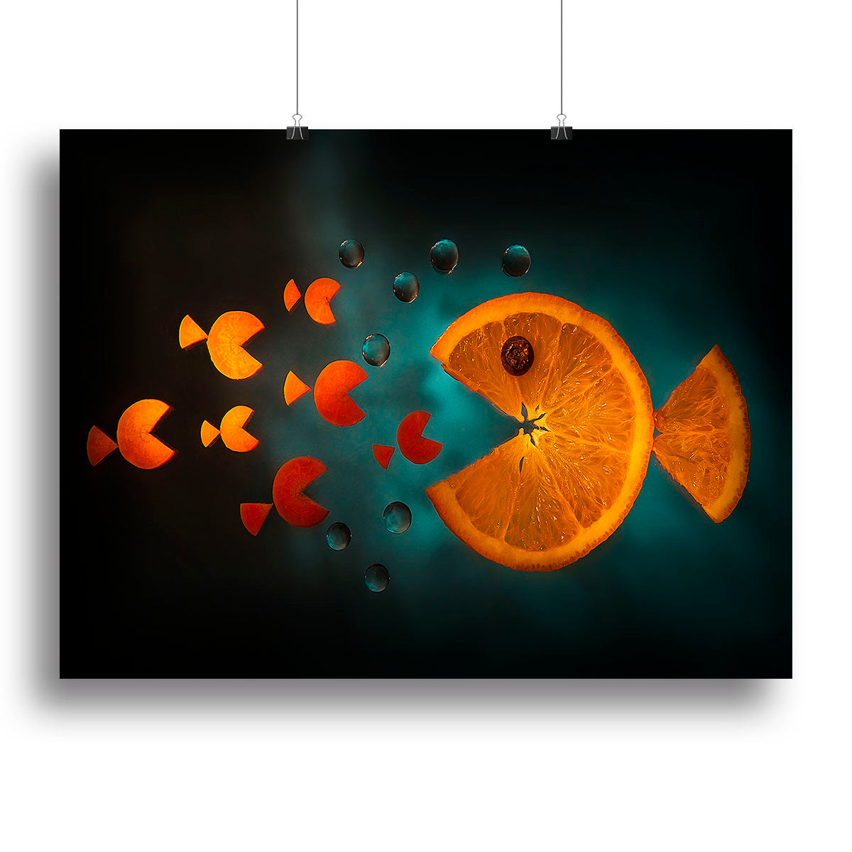 Orange fish Canvas Print or Poster - 1x - 2