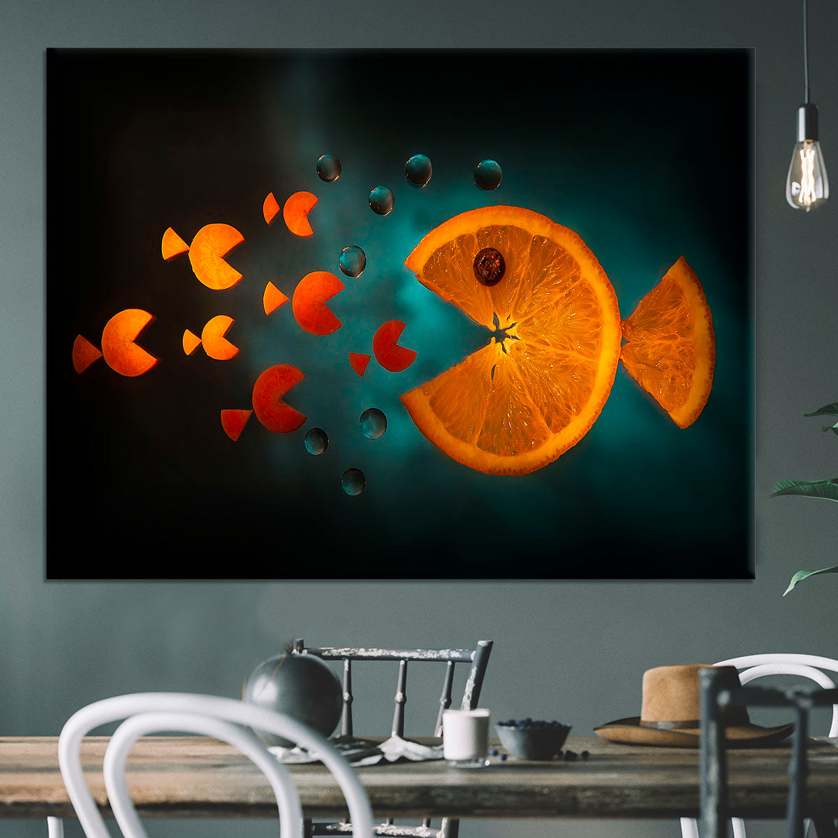 Orange fish Canvas Print or Poster - 1x - 3