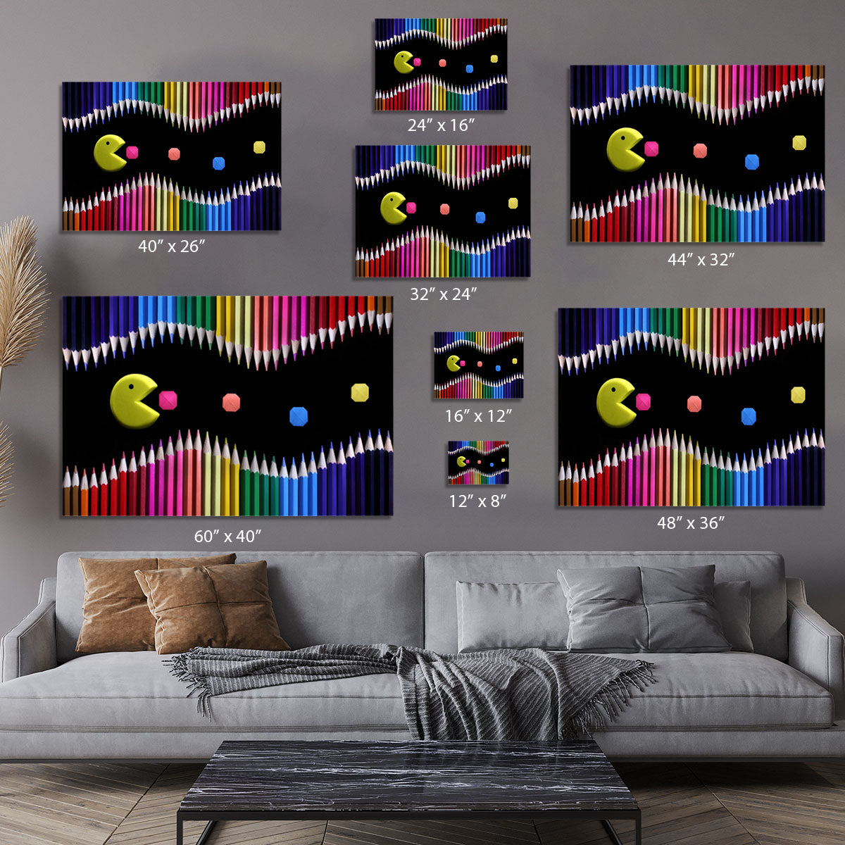 Packman Canvas Print or Poster - 1x - 7