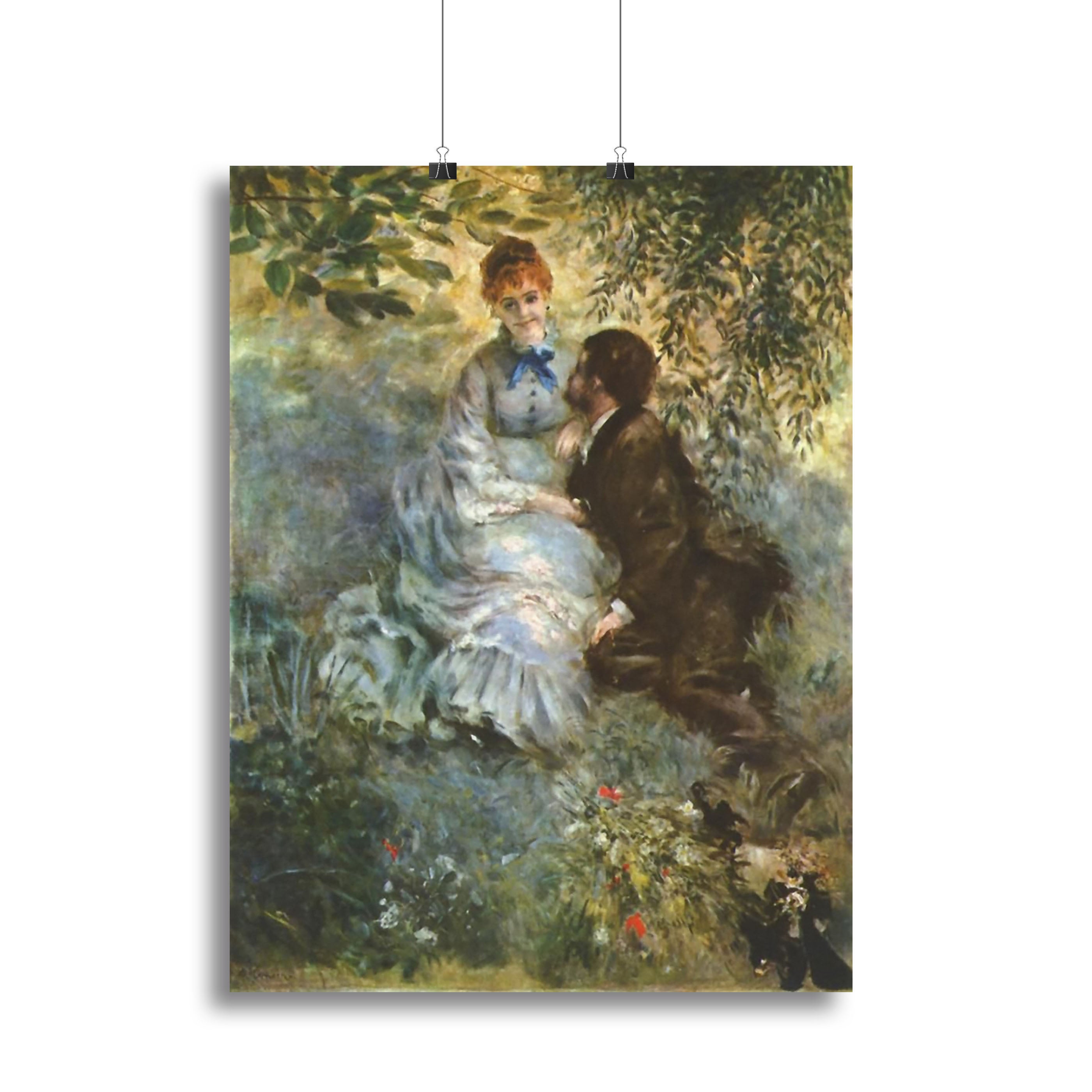 Pair of Lovers by Renoir Poster - Unframed