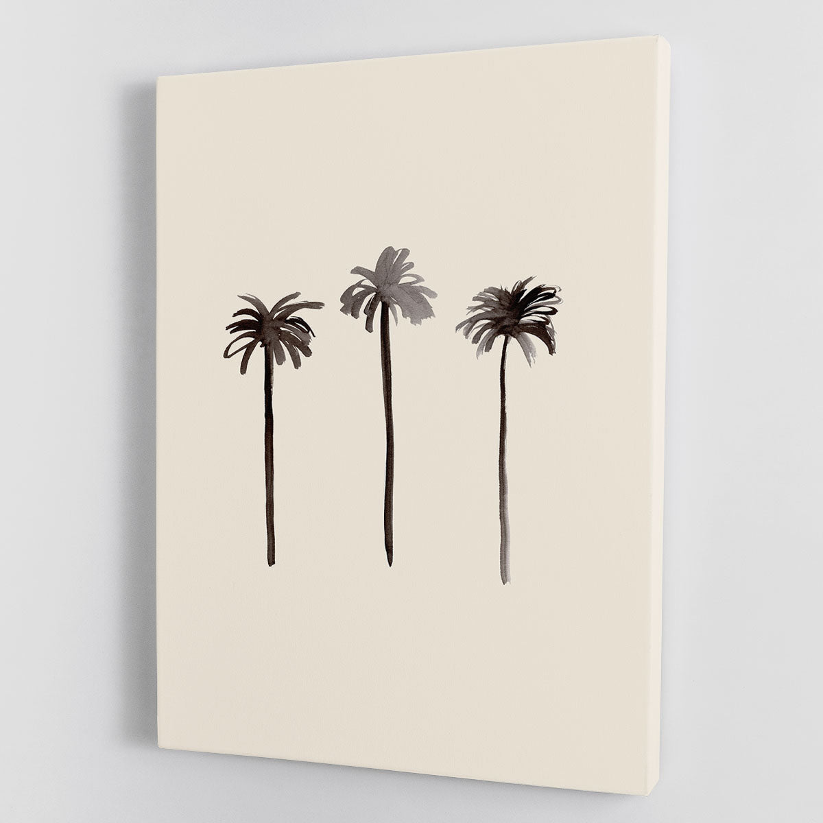 Palm Trees Ink Canvas Print or Poster - 1x - 1