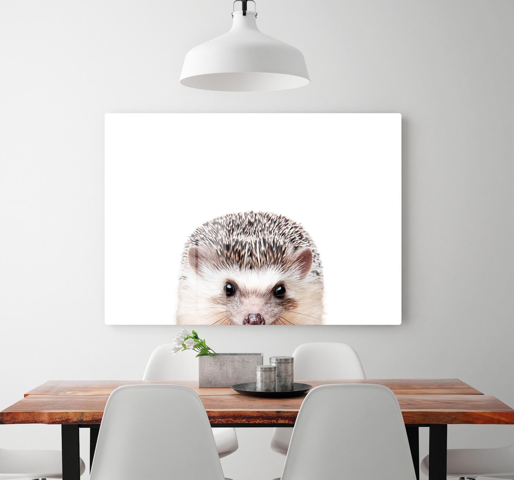 Peeking Hedgehog Acrylic Block - 1x - 2