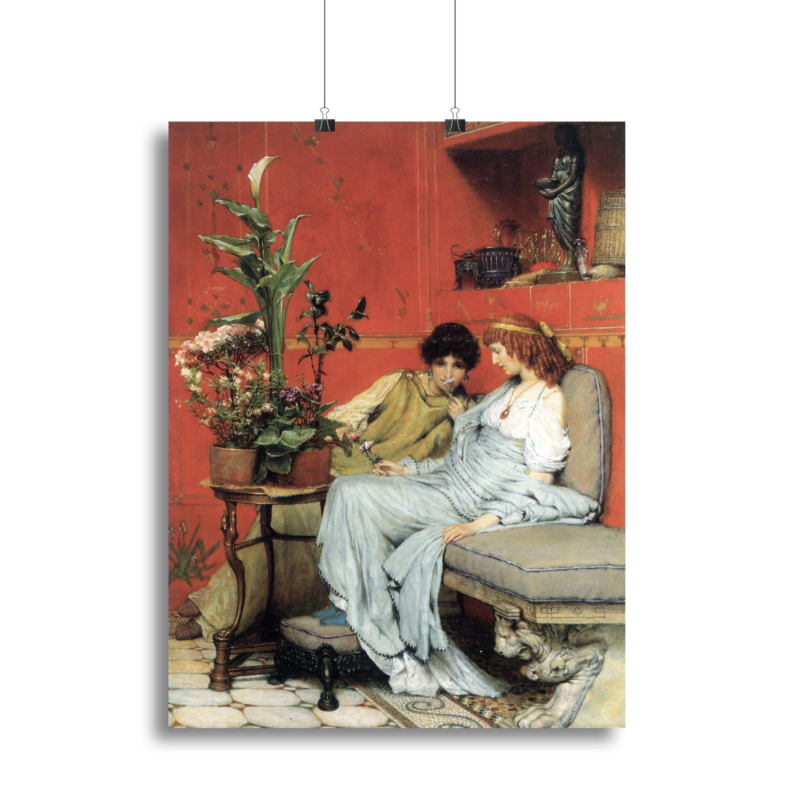 Penetralia by Alma Tadema Poster - Unframed
