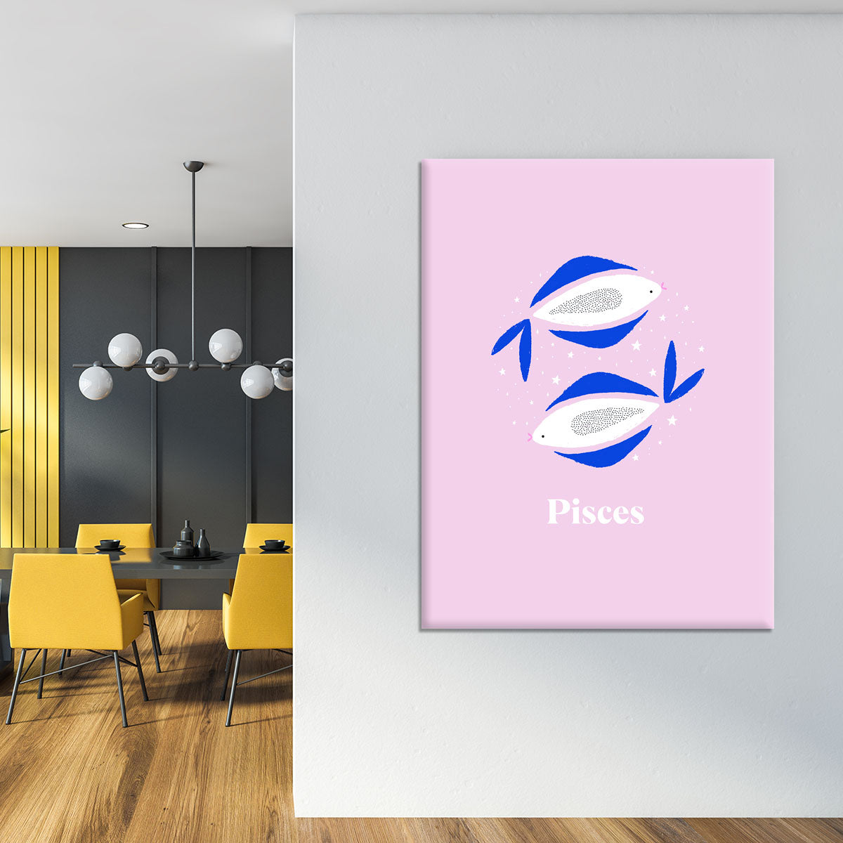 Pisces Inspirational Art Canvas Print or Poster - Canvas Art Rocks - 4