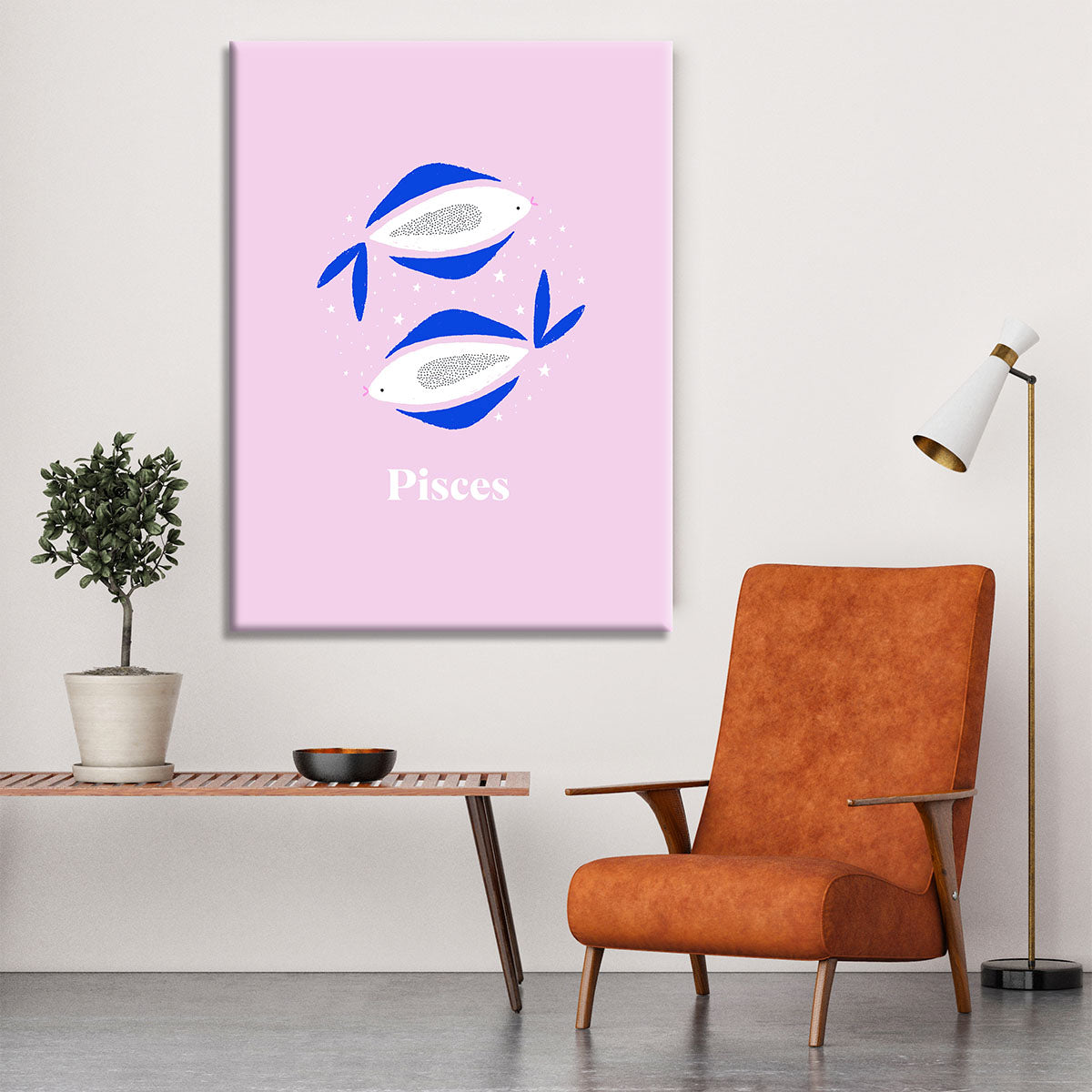 Pisces Inspirational Art Canvas Print or Poster - Canvas Art Rocks - 6