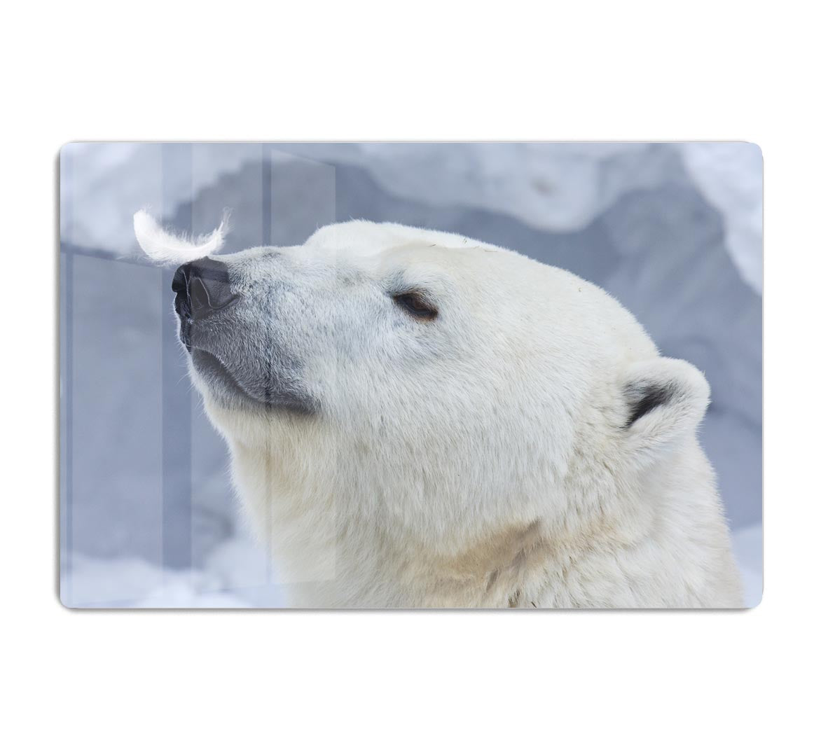 Polar bear White Acrylic Block - 1x - 1