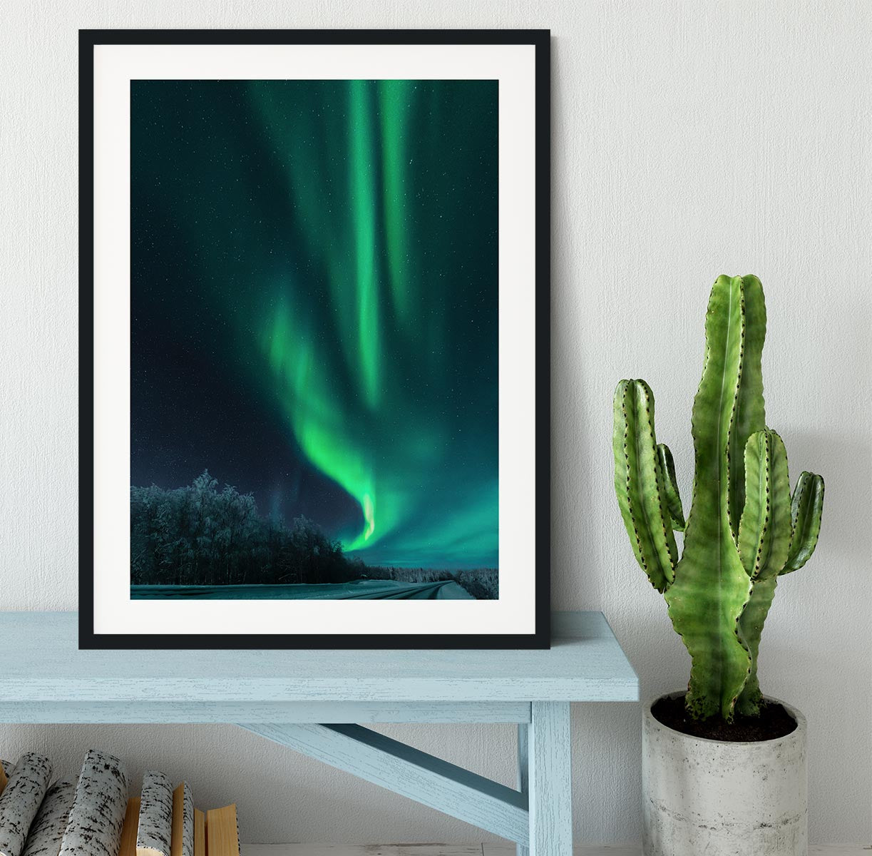 Polar lights Framed Print - Canvas Art Rocks - 1