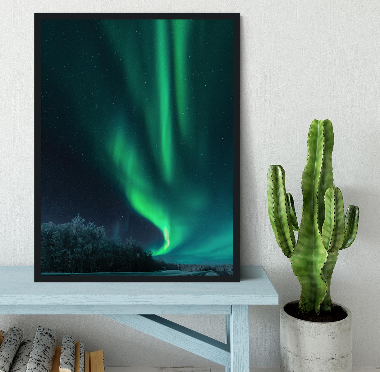 Polar lights Framed Print - Canvas Art Rocks - 2