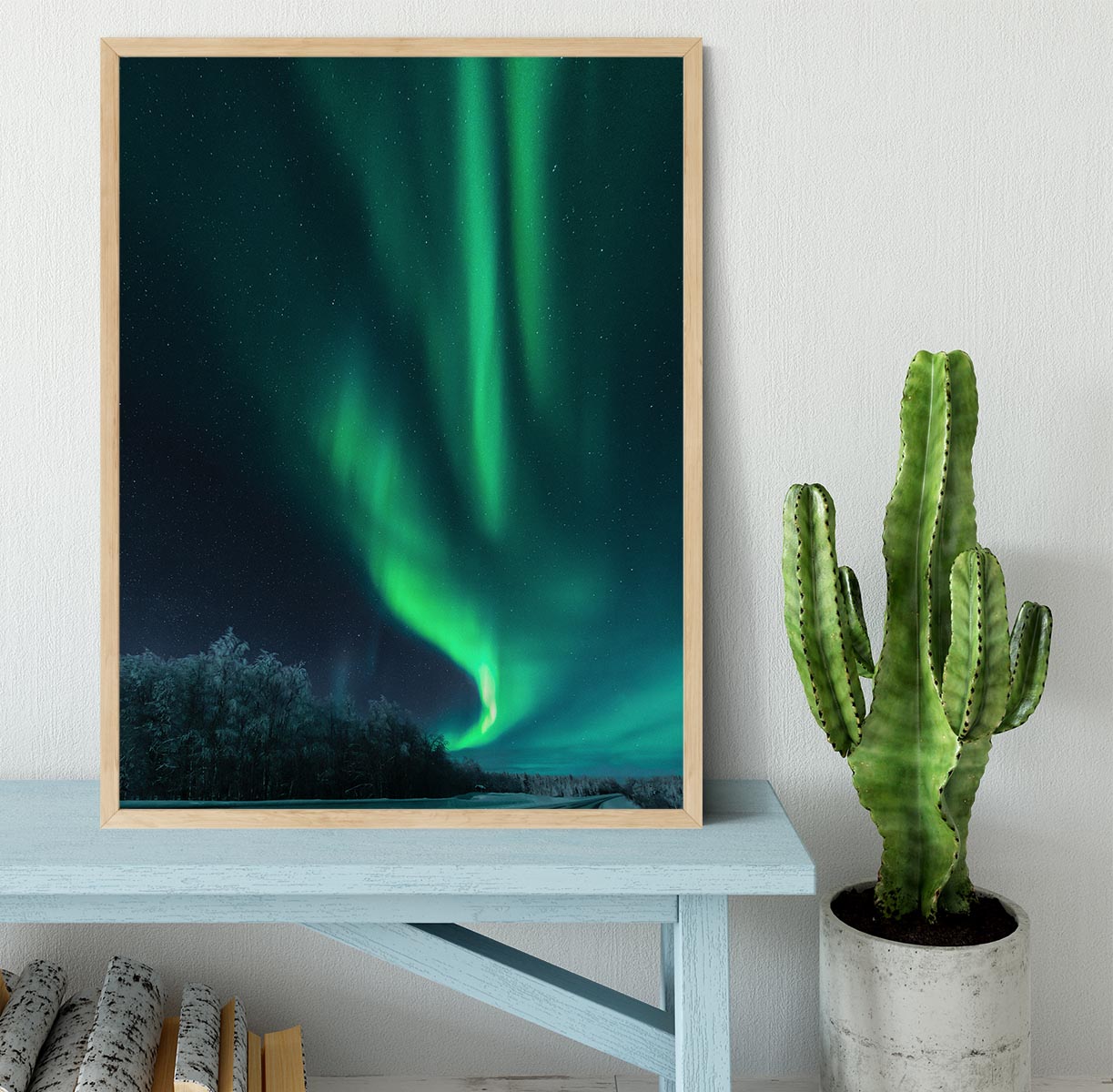 Polar lights Framed Print - Canvas Art Rocks - 4