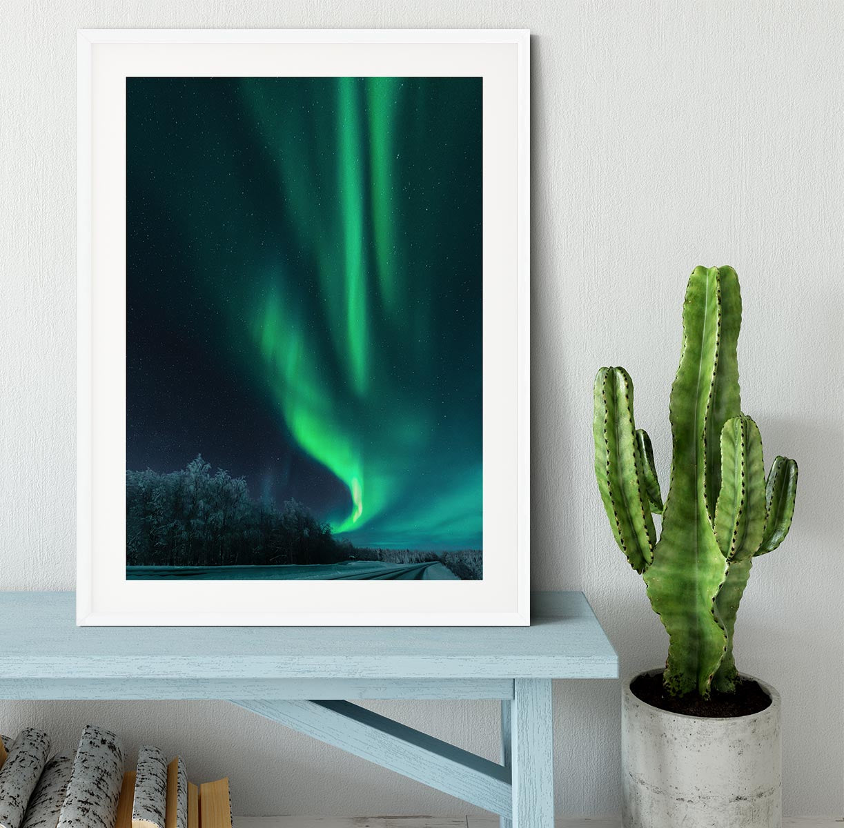 Polar lights Framed Print - Canvas Art Rocks - 5