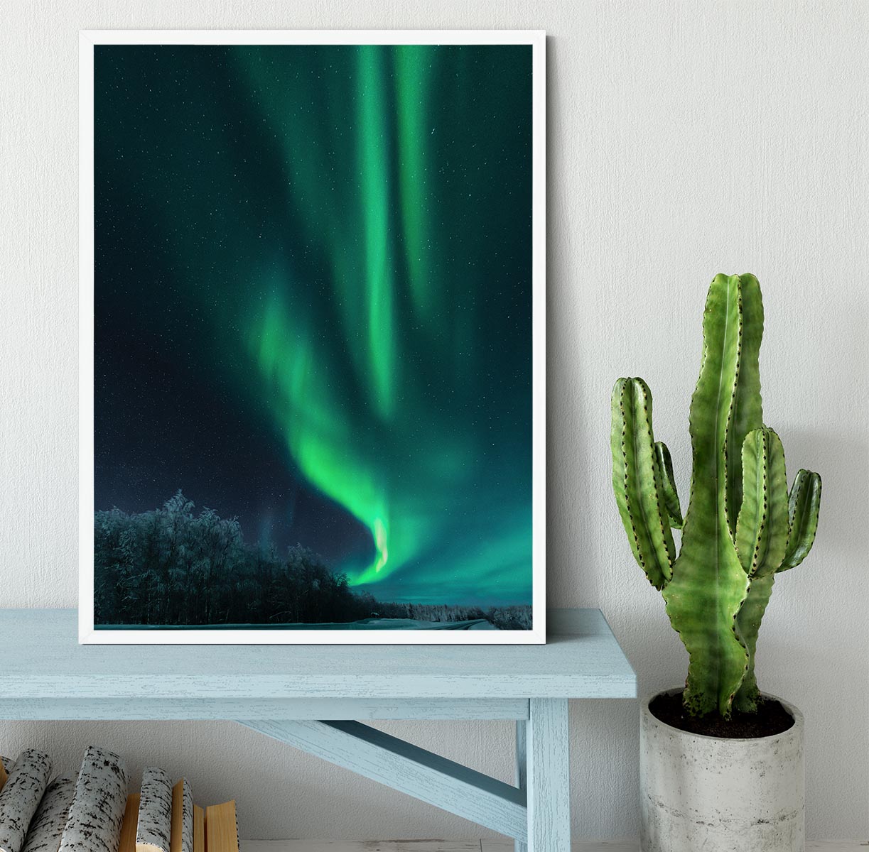 Polar lights Framed Print - Canvas Art Rocks -6
