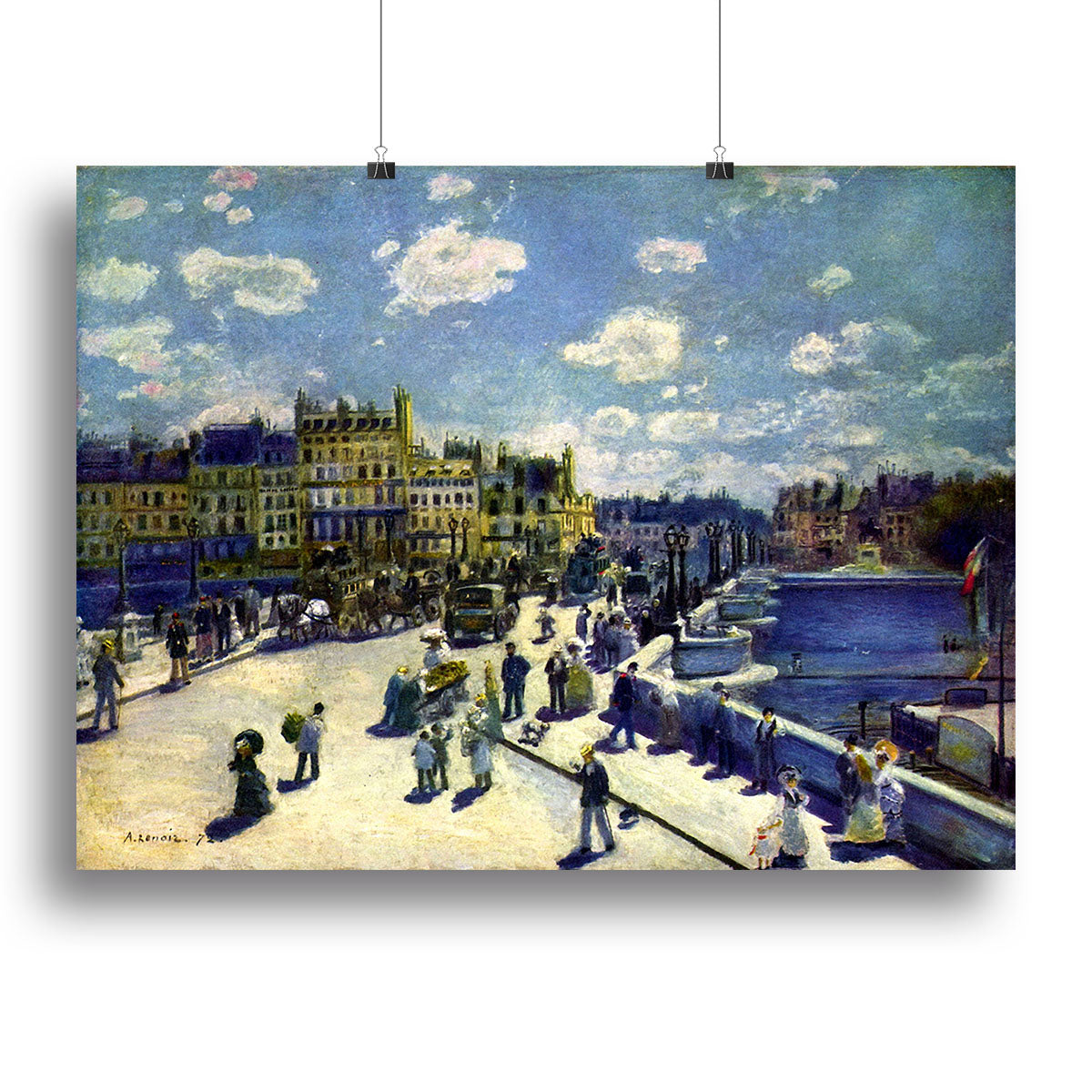 Pont Neuf by Renoir Poster - Unframed