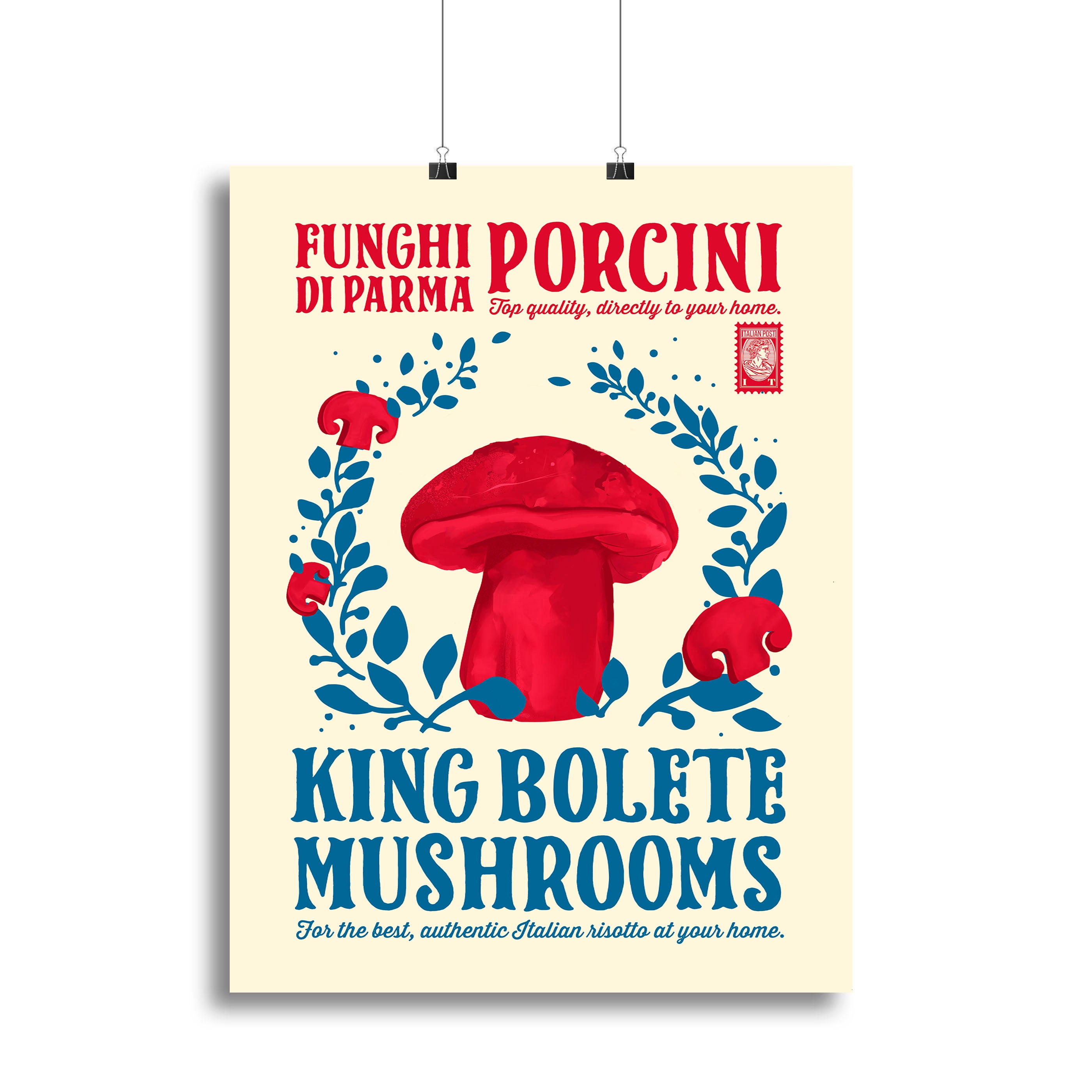 Porcini kitchen print Canvas Print or Poster - Canvas Art Rocks - 2
