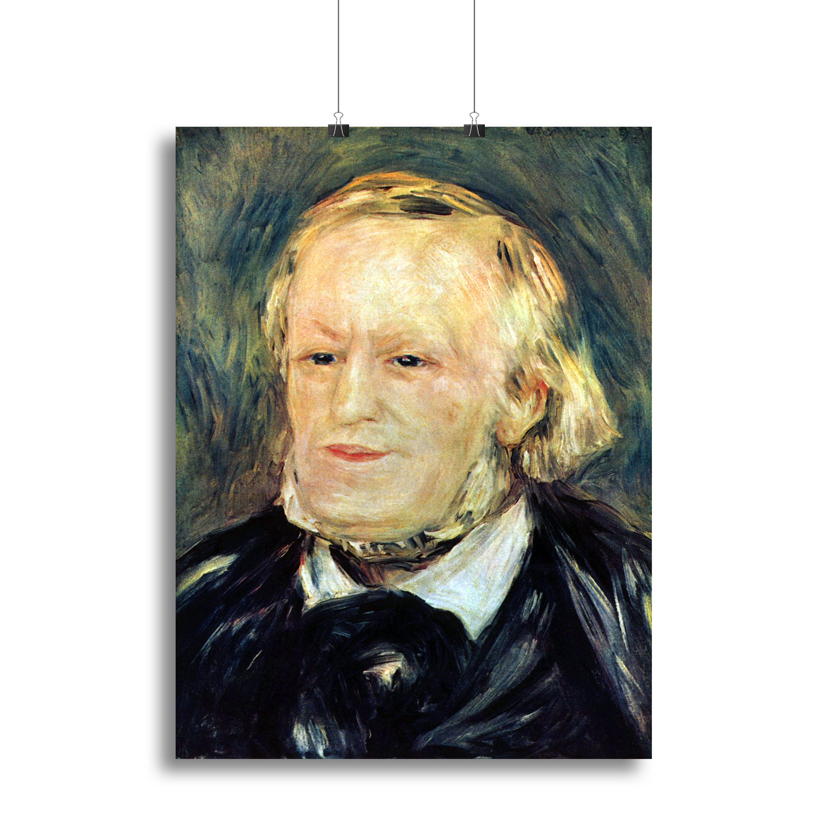 Portrait of Richard Wagner by Renoir Poster - Unframed
