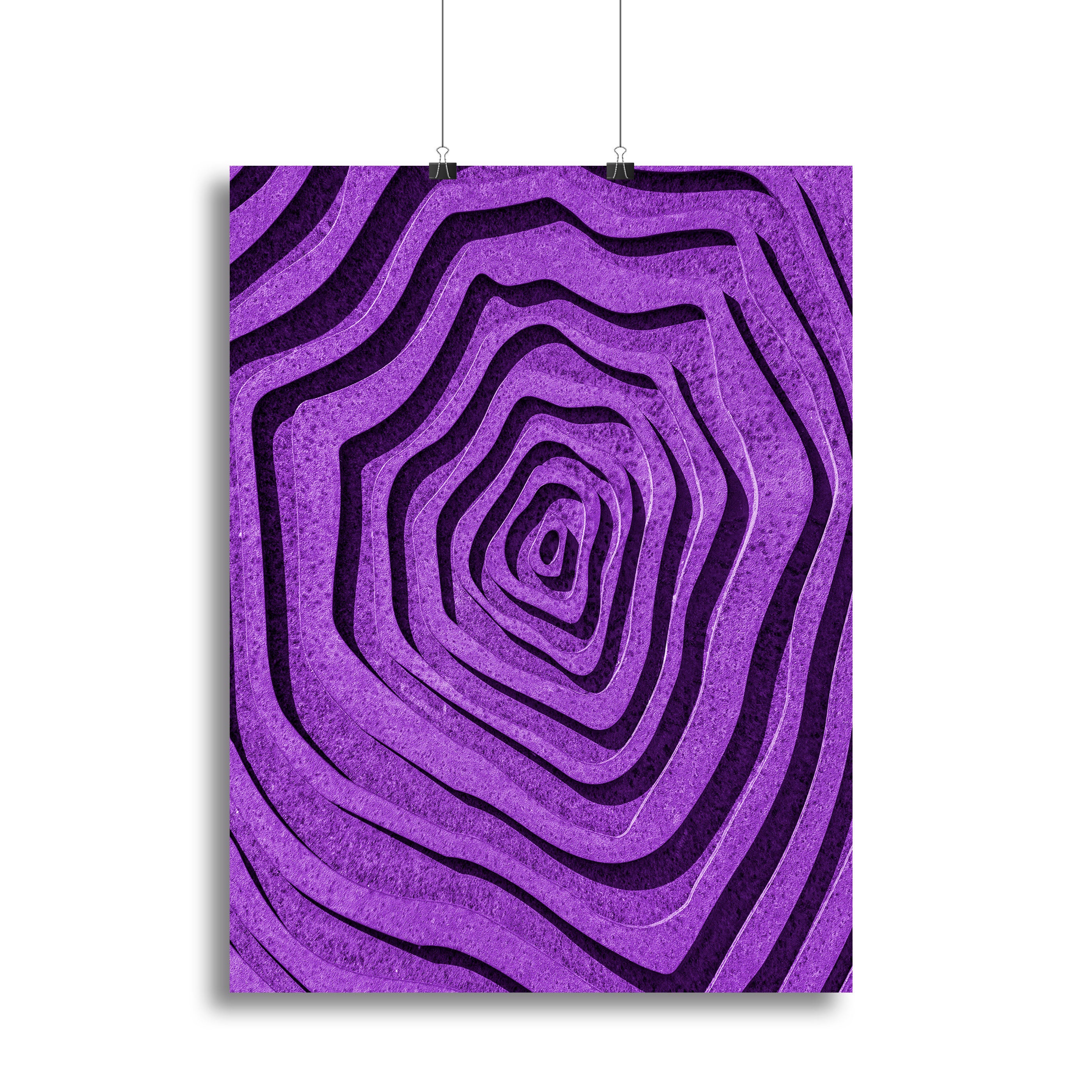 Purple Maze Canvas Print or Poster - 1x - 2