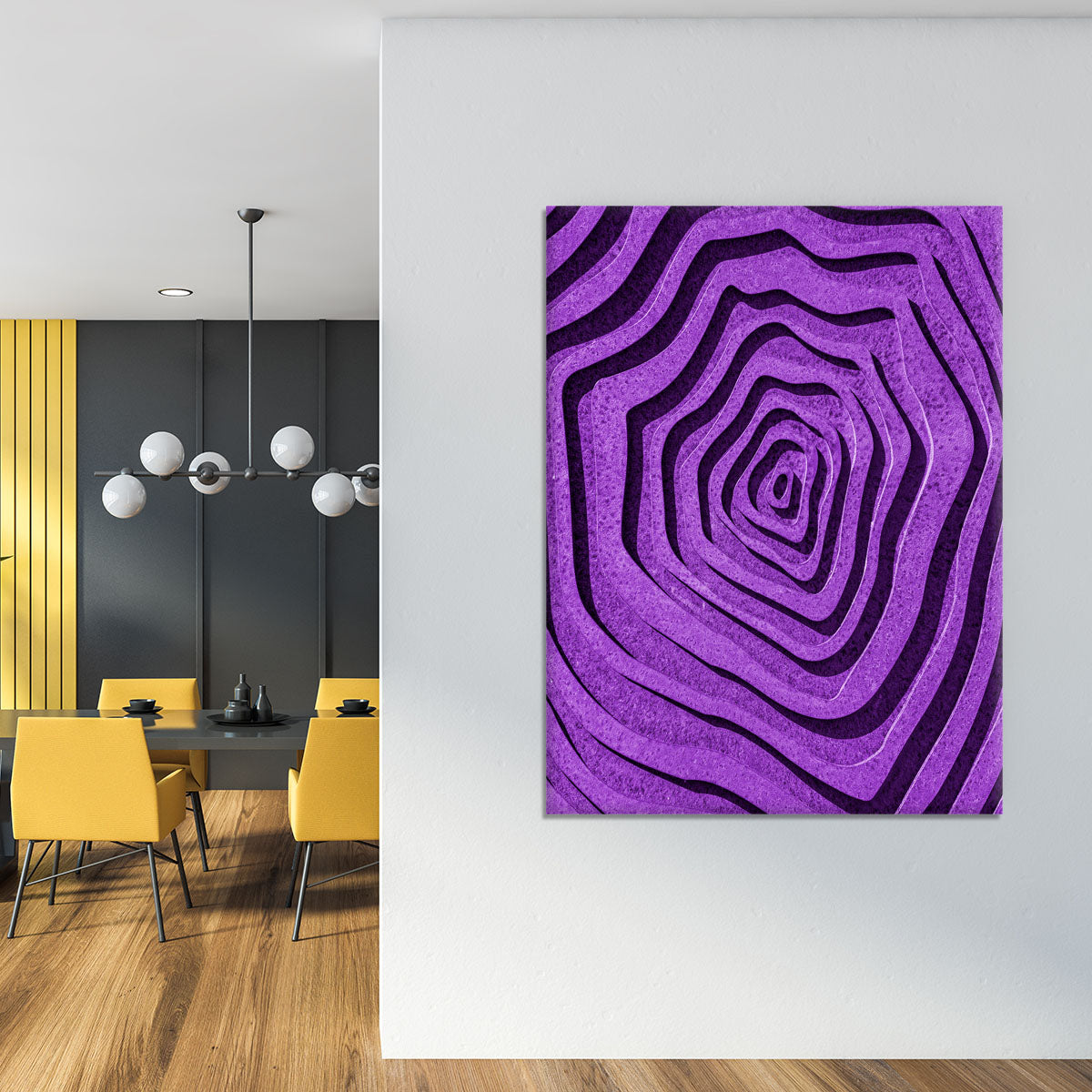 Purple Maze Canvas Print or Poster - 1x - 4
