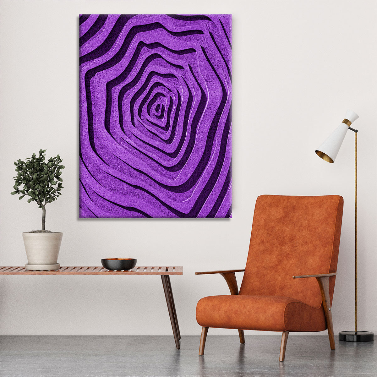 Purple Maze Canvas Print or Poster - 1x - 6