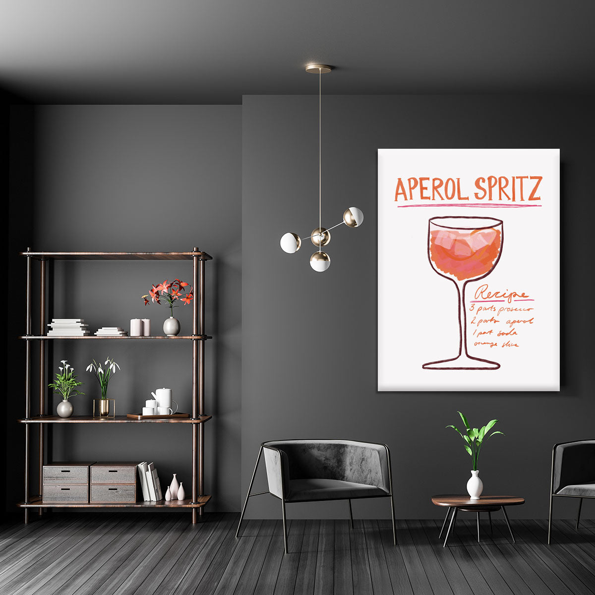 Recipe Aperol Spritz Canvas Print or Poster - Canvas Art Rocks - 5