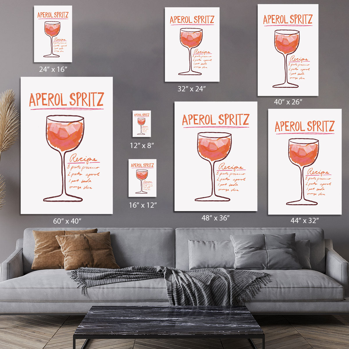 Recipe Aperol Spritz Canvas Print or Poster - Canvas Art Rocks - 7