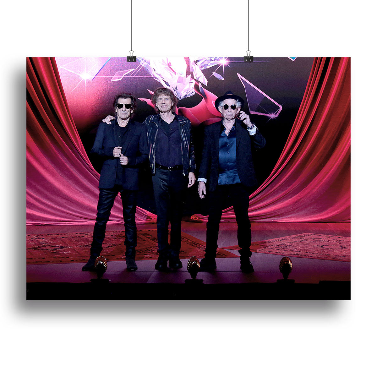 Rolling Stone Hackney Diamonds launch event Hackney Empire Canvas Print or Poster - Canvas Art Rocks - 2