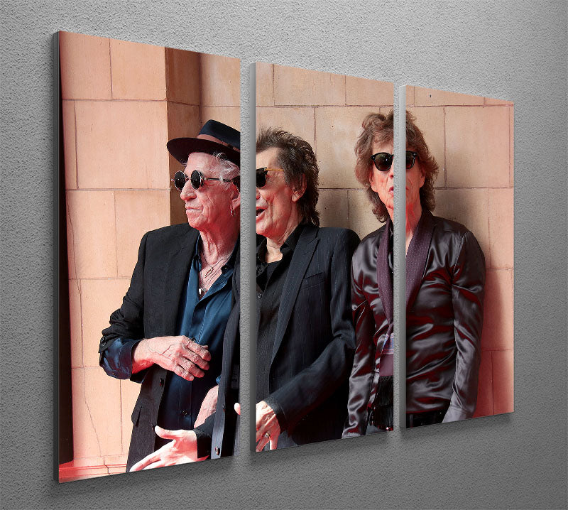 Rolling Stones Hackney Diamonds launch event 3 Split Panel Canvas Print - Canvas Art Rocks - 2
