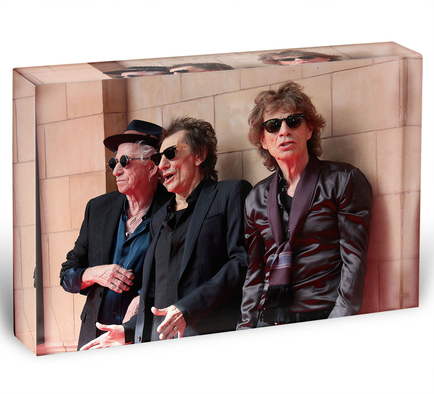Rolling Stones Hackney Diamonds launch event Acrylic Block - Canvas Art Rocks - 1