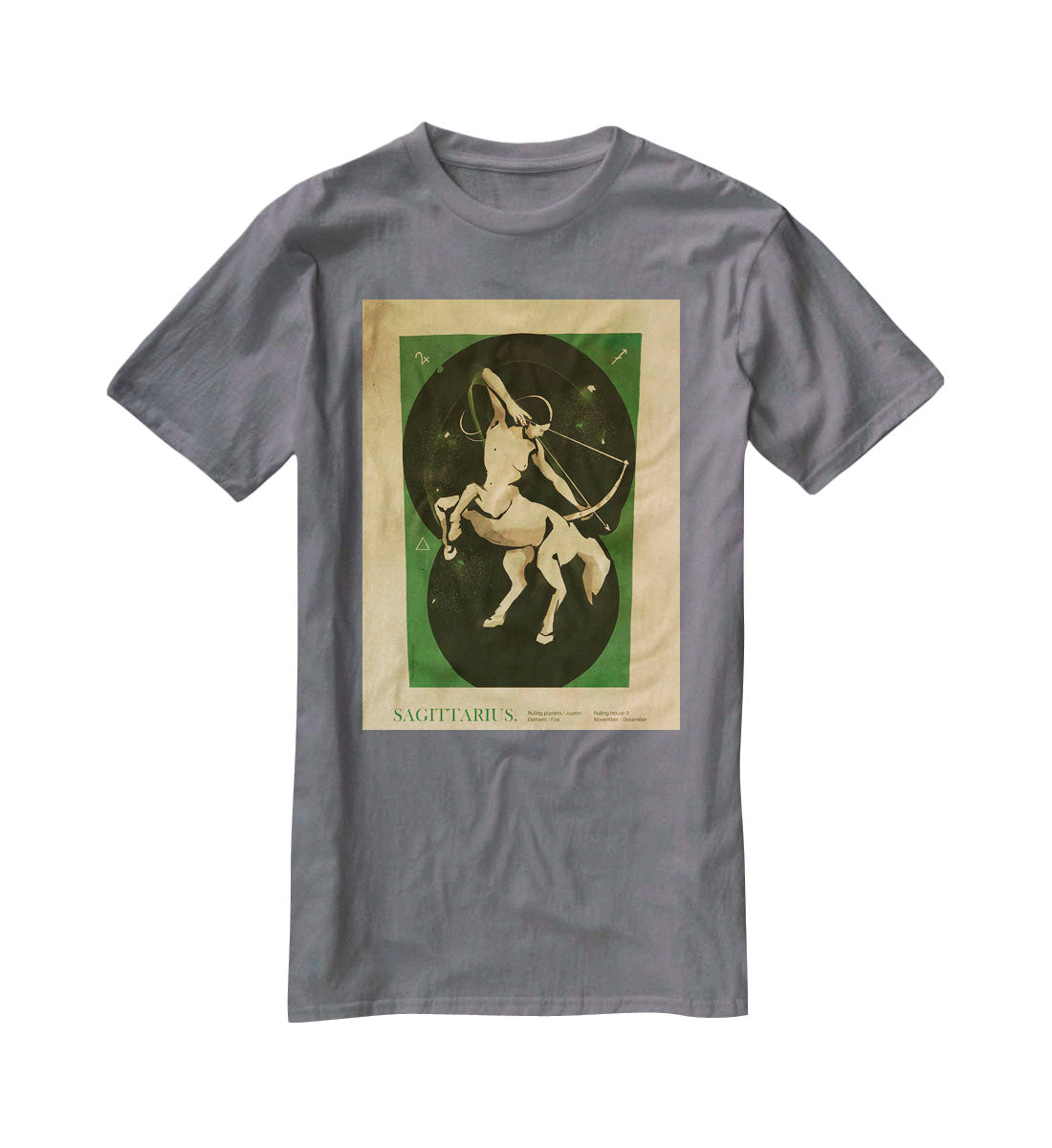 Sagittarius Celestial Light Art T-Shirt - Canvas Art Rocks - 3