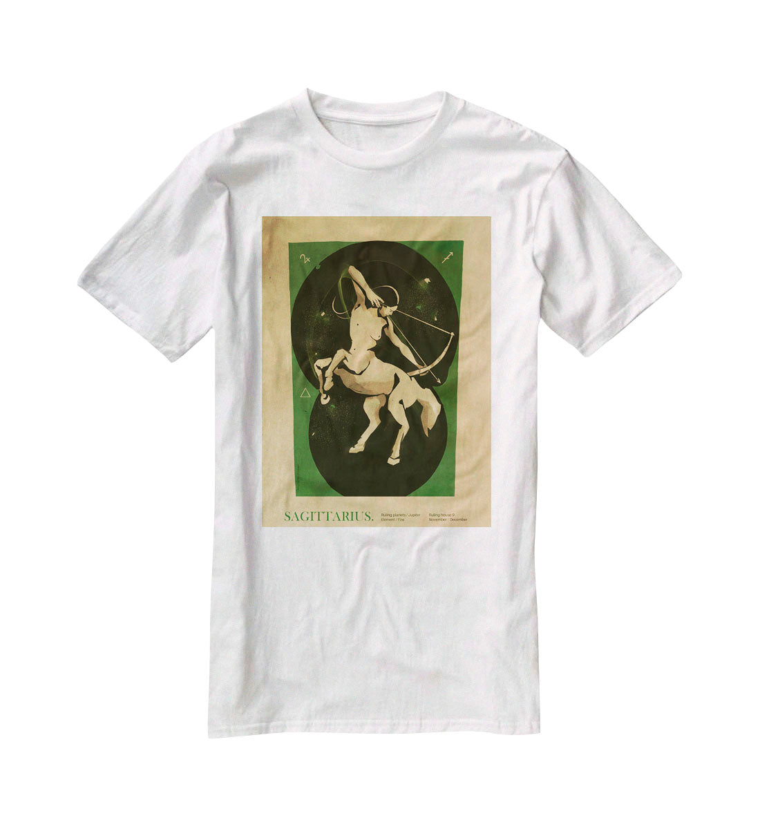 Sagittarius Celestial Light Art T-Shirt - Canvas Art Rocks - 5