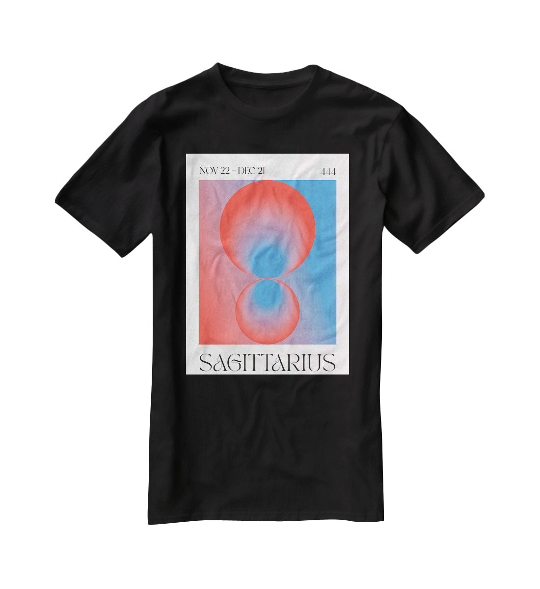Sagittarius Celestial Light Print T-Shirt - Canvas Art Rocks - 1