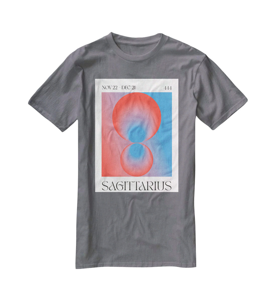Sagittarius Celestial Light Print T-Shirt - Canvas Art Rocks - 3