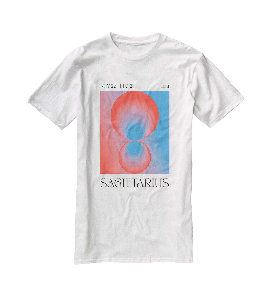 Sagittarius Celestial Light Print T-Shirt - Canvas Art Rocks - 5