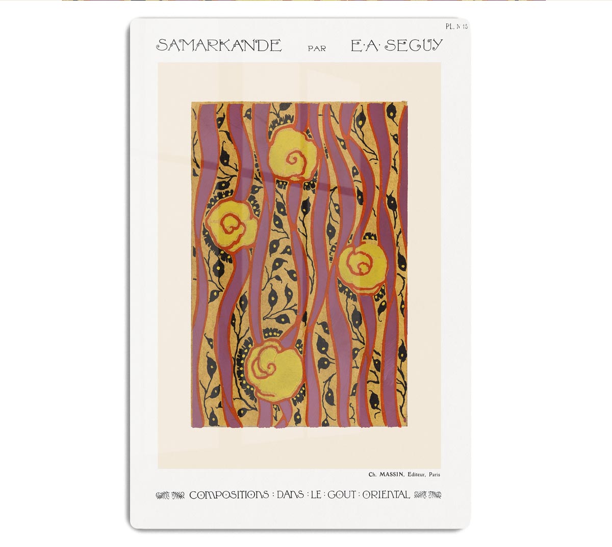 Samarkande 15 Acrylic Block - Canvas Art Rocks - 1