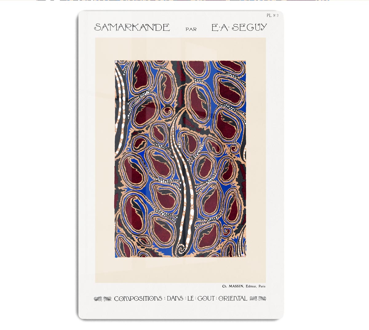 Samarkande 3 Acrylic Block - Canvas Art Rocks - 1