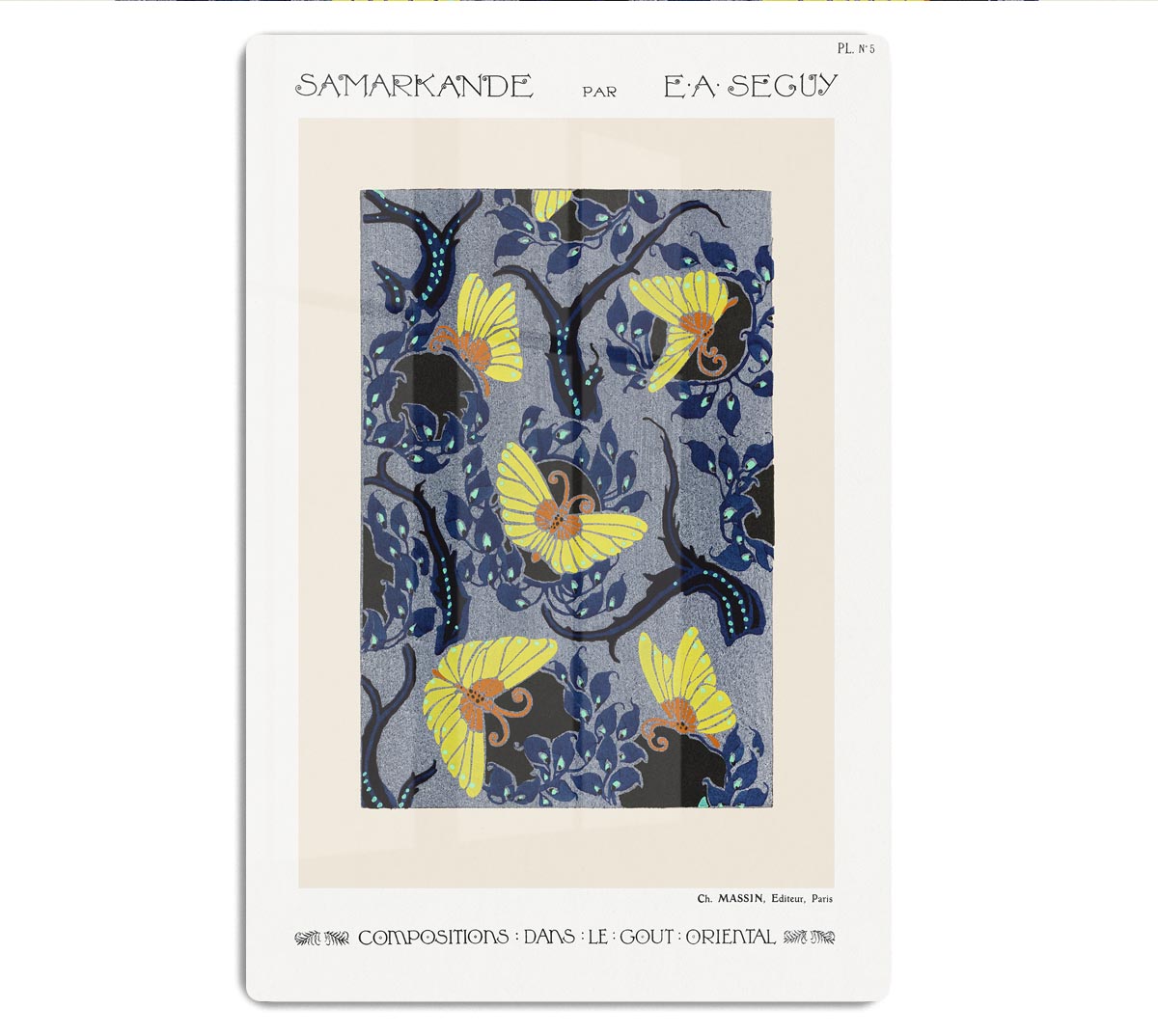 Samarkande 5 Acrylic Block - Canvas Art Rocks - 1