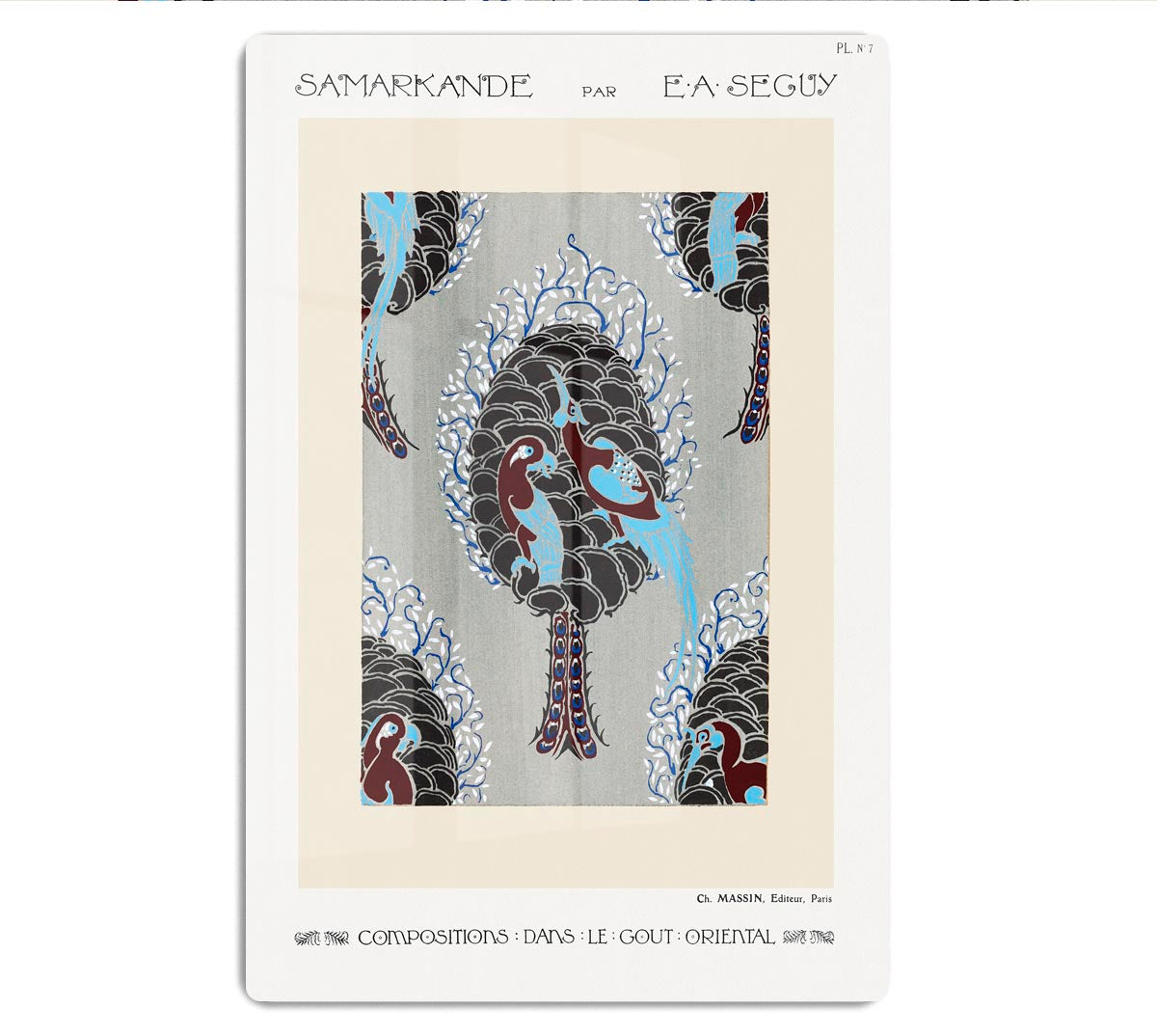 Samarkande 7 Acrylic Block - Canvas Art Rocks - 1