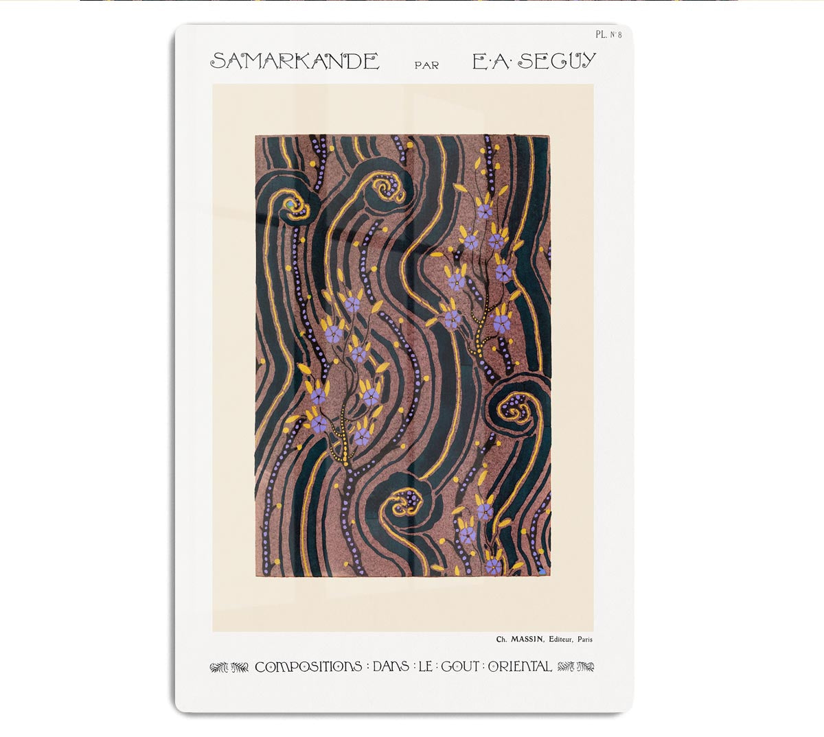 Samarkande 8 Acrylic Block - Canvas Art Rocks - 1