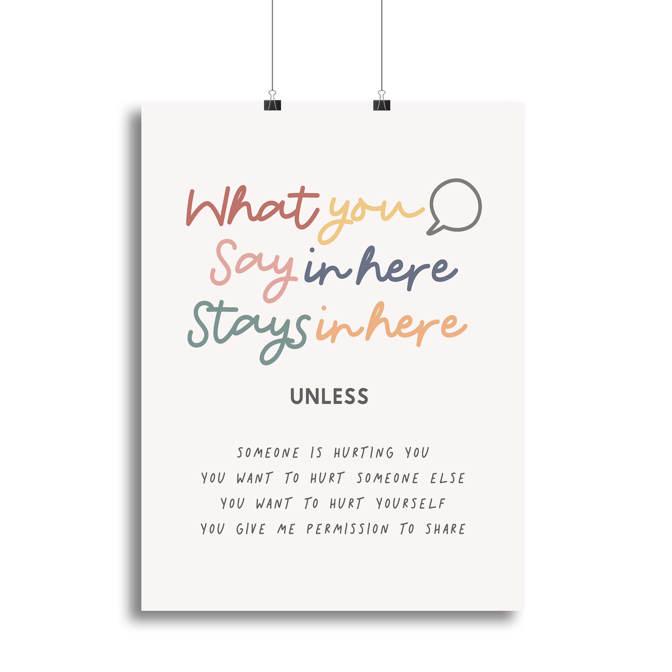 Say Here Stays Here Canvas Print or Poster - Canvas Art Rocks - 2