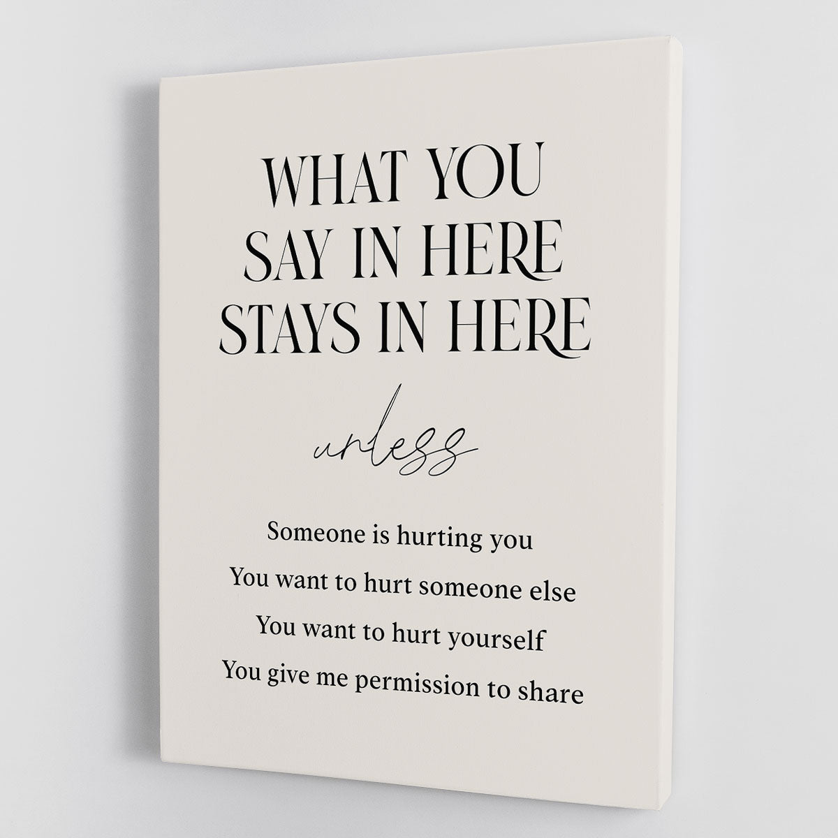 Saysherestayhere Canvas Print or Poster - Canvas Art Rocks - 1