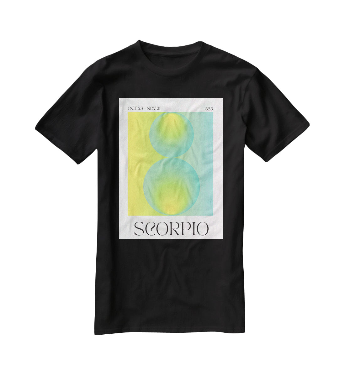 Scorpio Zodiac Essence Poster T-Shirt - Canvas Art Rocks - 1