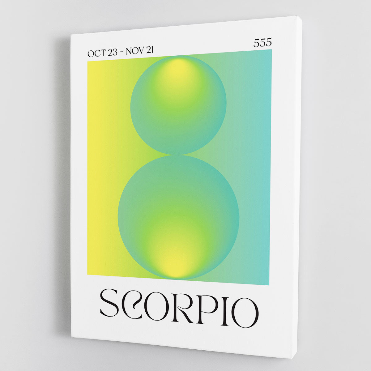 Scorpio Zodiac Essence Poster Canvas Print or Poster - Canvas Art Rocks - 1