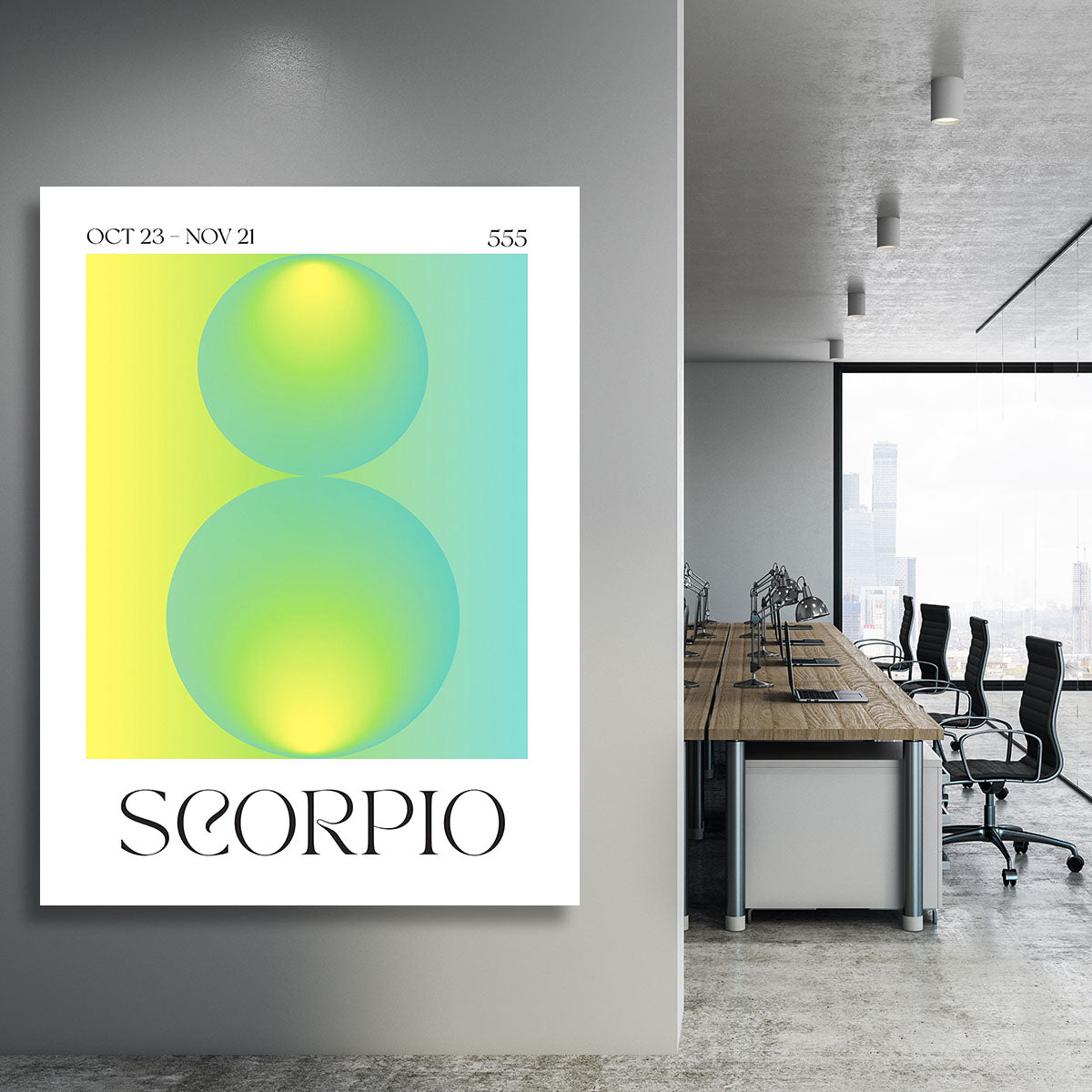 Scorpio Zodiac Essence Poster Canvas Print or Poster - Canvas Art Rocks - 3