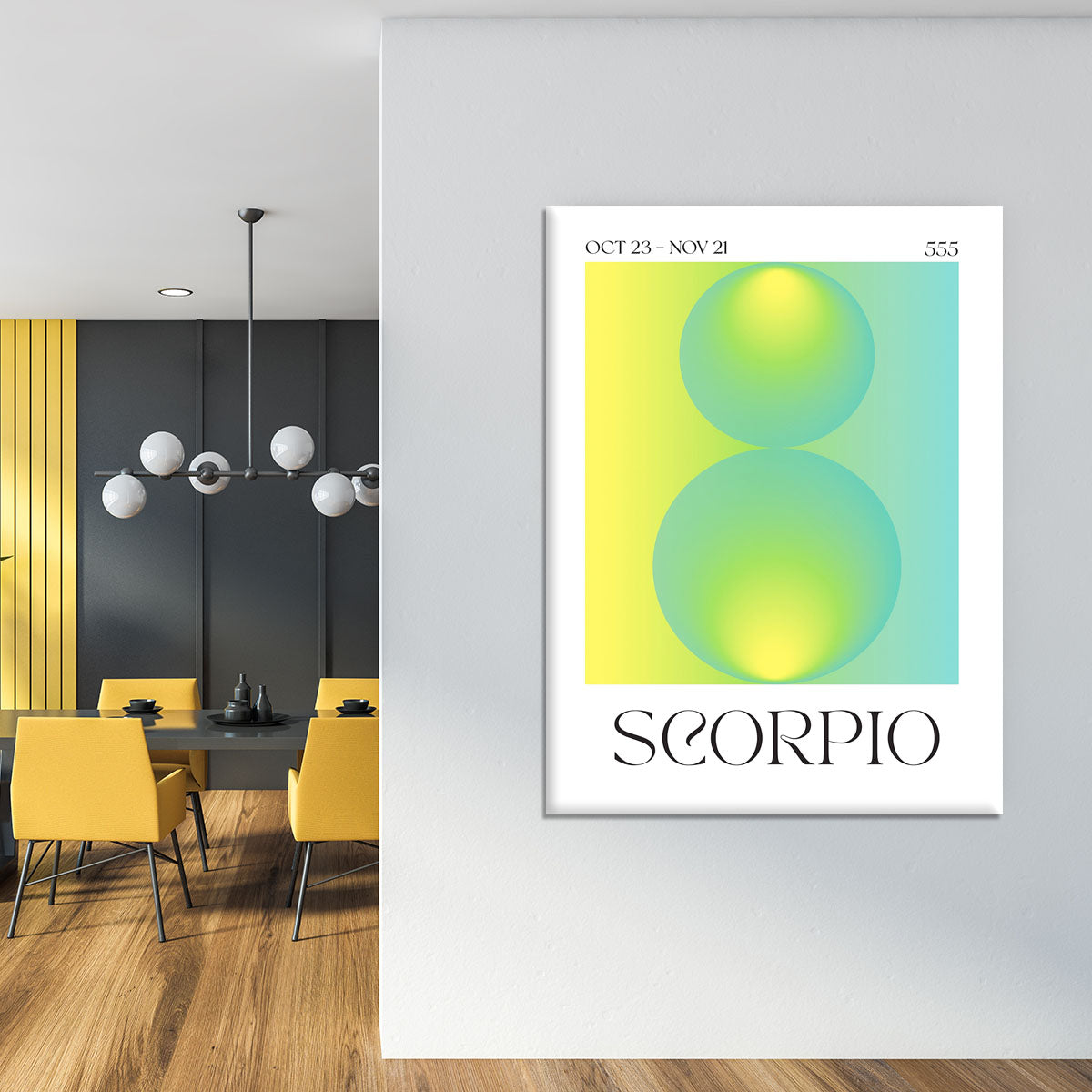 Scorpio Zodiac Essence Poster Canvas Print or Poster - Canvas Art Rocks - 4